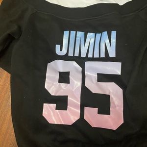 bts cold shoulder hoodie